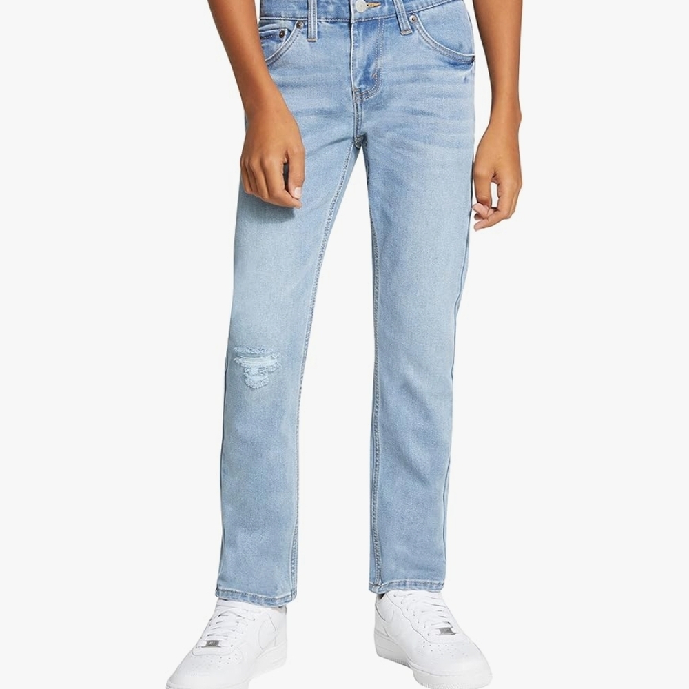 Levi's Boys 511 Slim Fit Performance Jeans Light Blue Jeans Size 20